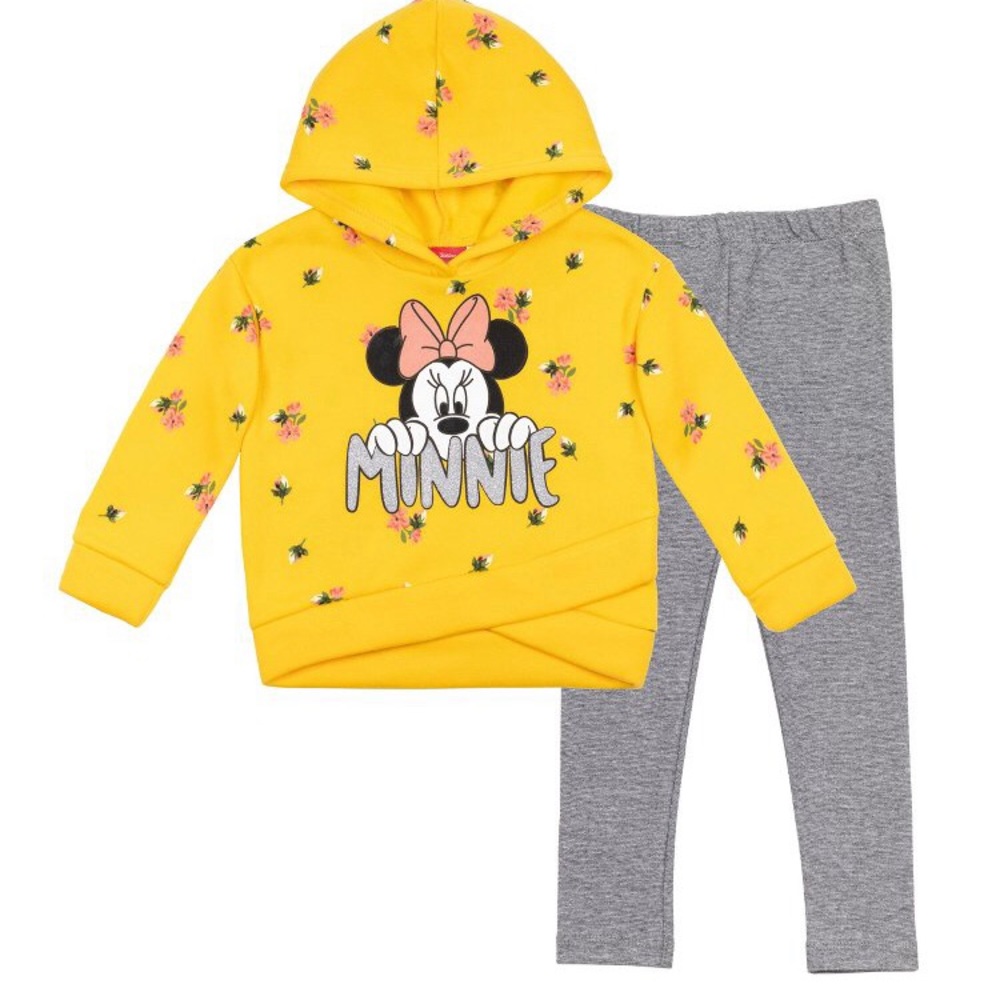 Minnie Mouse & Friends Minnie Baby Girls fleece hoodie and leggings set